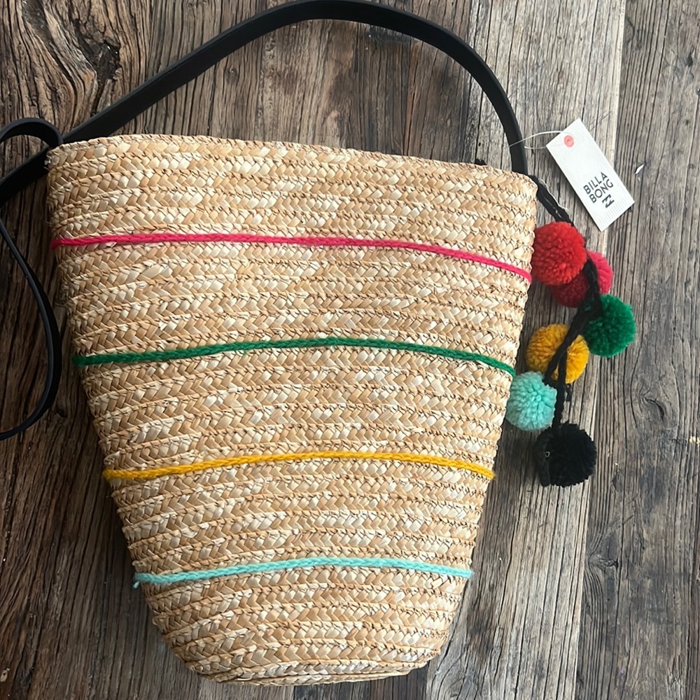 Billabong Shoulder Straw Purse
